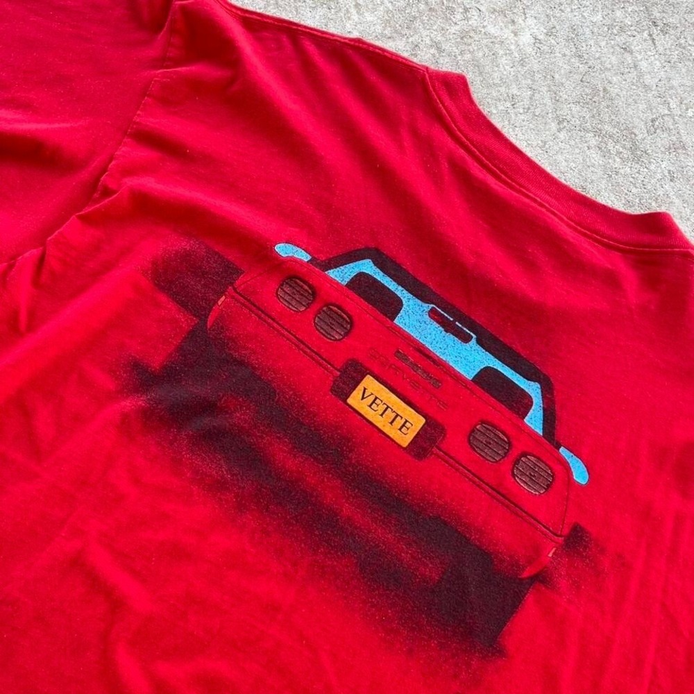 • 1991 corvette single stitch racing tee • size xxl